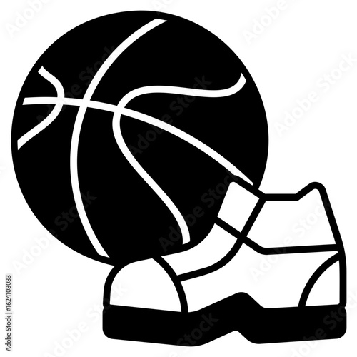 Basketball Black Fill Icon