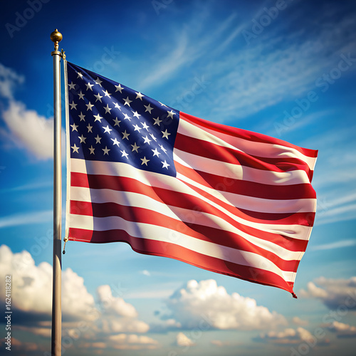 American flag USA design. united states flag. United States of America flag. 