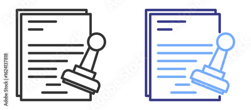 Notary Document icon color