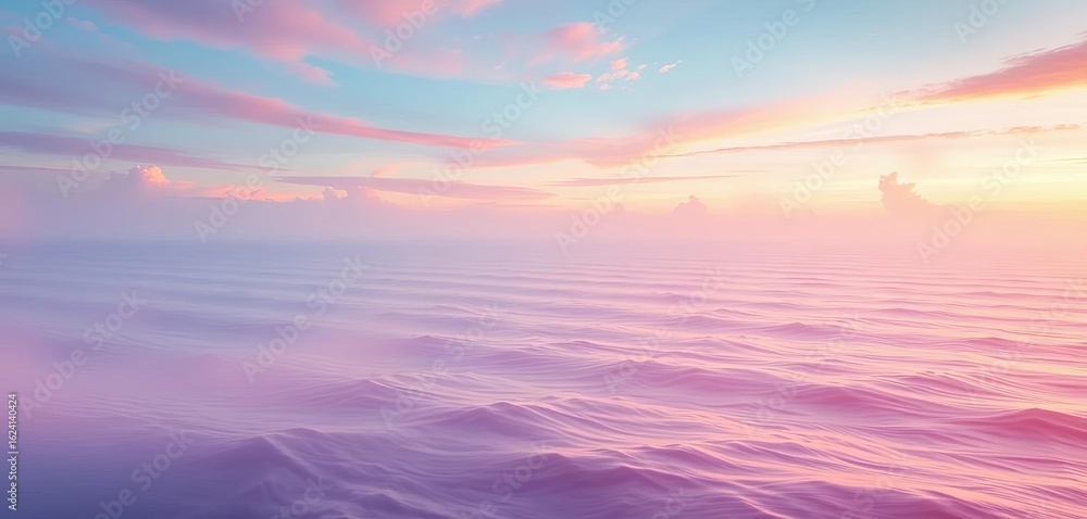 Fototapeta premium Dreamy pastel hues melt into rich jewel tones, a calming yet energetic visual experience, vibrant colors, transition