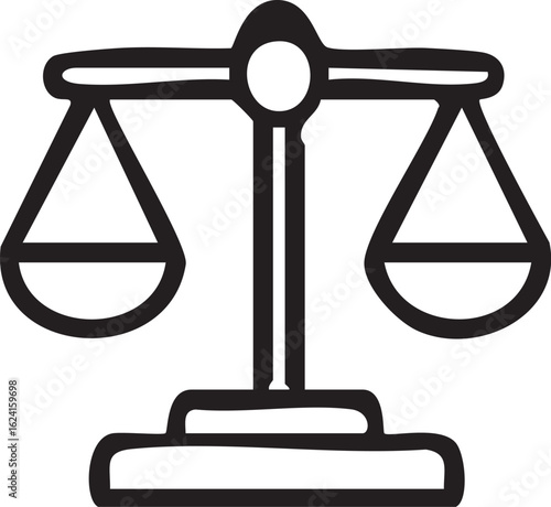 Symbol of Justice Scales of Balance.