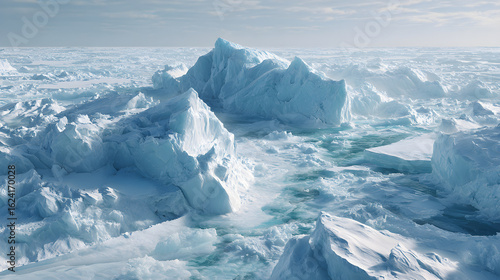 Wallpaper Mural Majestic Arctic Ice Landscapes: Awe-Inspiring Views from the Frozen Wilderness of the Polar Regions Torontodigital.ca