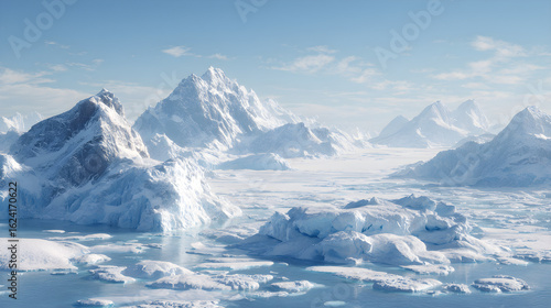 Wallpaper Mural Majestic Arctic Ice Landscapes: Awe-Inspiring Views from the Frozen Wilderness of the Polar Regions Torontodigital.ca