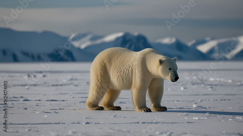 Polar bears in the arctic, Svalbard,generative.ai

