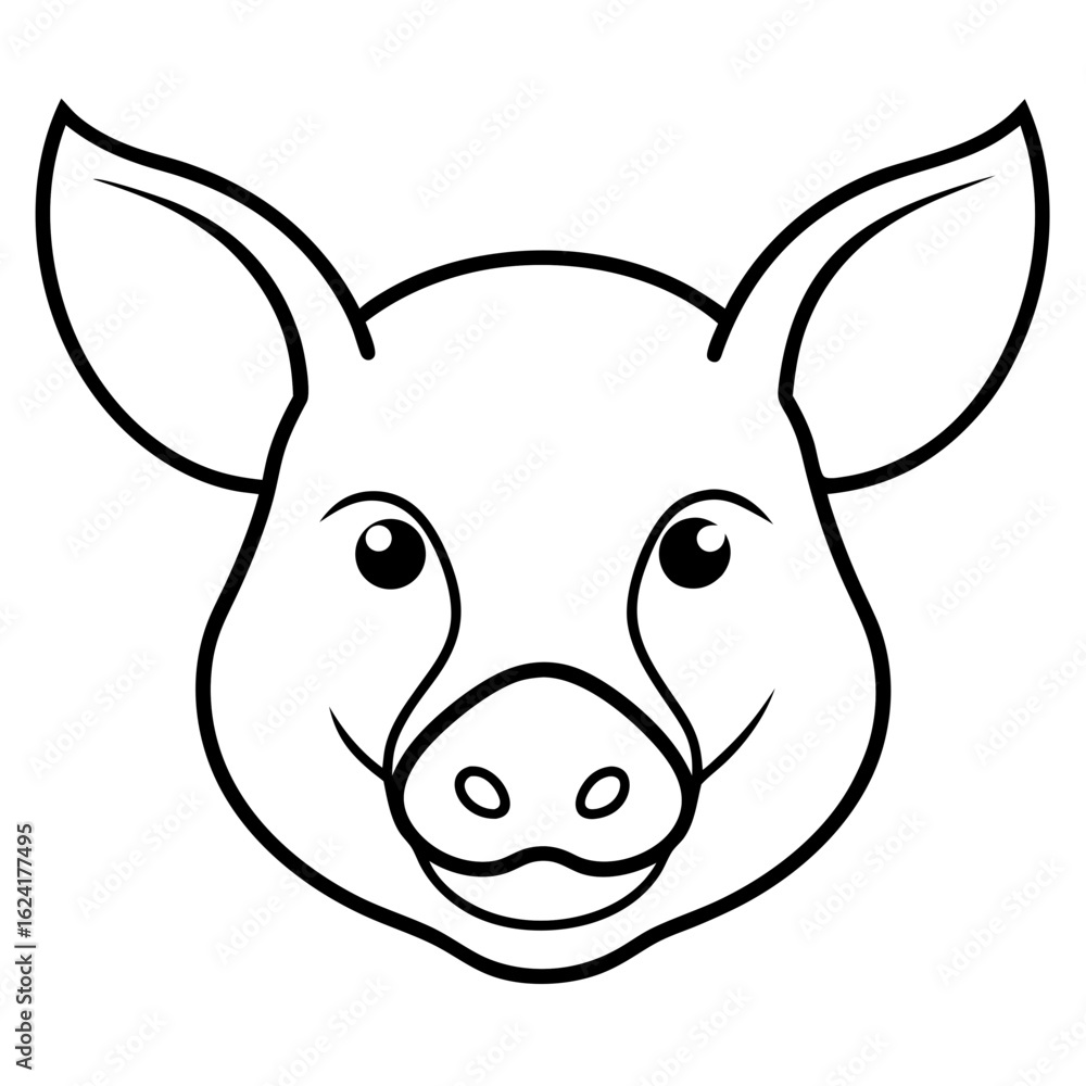 Fototapeta premium funny cow cartoon