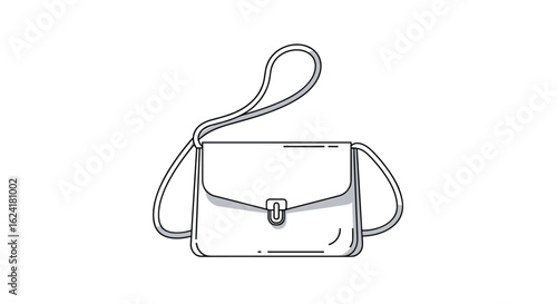 Chic and versatile crossbody purse with an adjustable strap and secure clasp perfect for everyday use and special occasions
