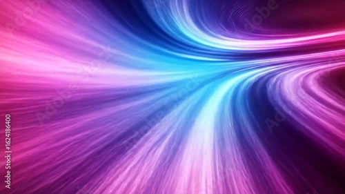 Abstract Light Trails with Speed, and Motion.