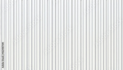 White Metallic Ribbed Surface Presents a Clean, Minimalist Backdrop for Various Creative and Industrial Applications