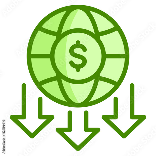 Economic Downturn Icon