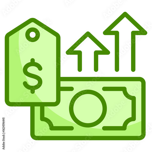 Economic Inflation Icon