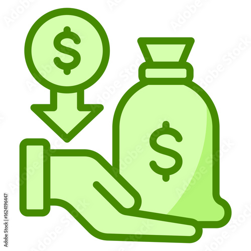 Financial Loss Icon