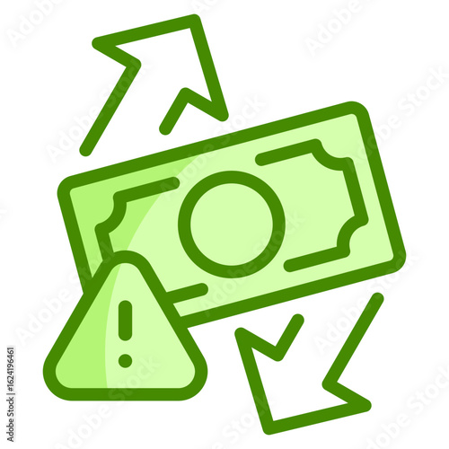 Cash Flow Risk Icon