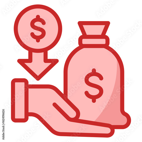 Financial Loss Icon