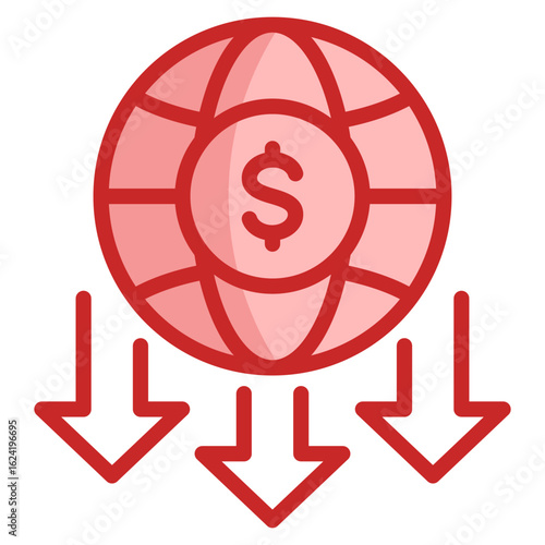 Economic Downturn Icon