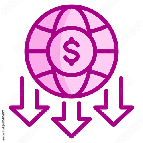 Economic Downturn Icon