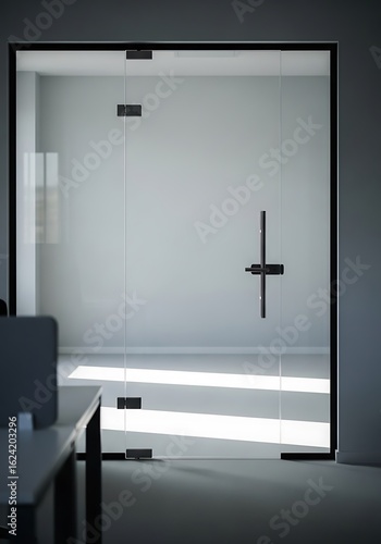 Modern Glass Door Interior Design: A Stylish and Minimalist Architectural Element
