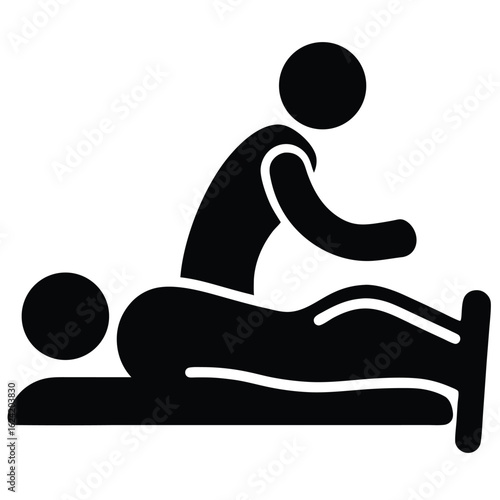 massage vector icon