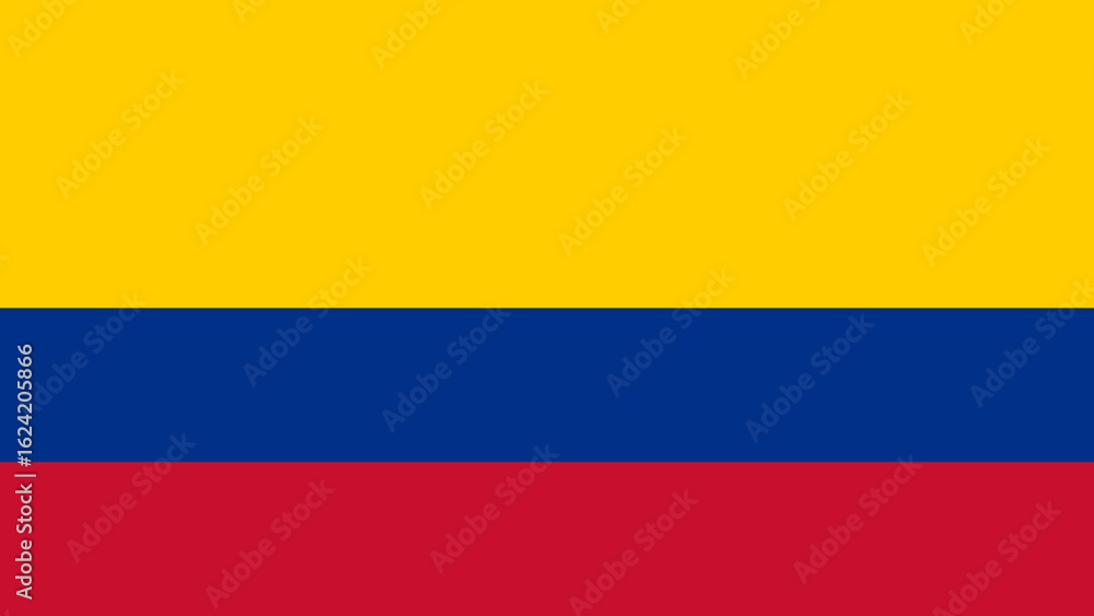 Fototapeta premium Colombian flag representing national pride and cultural heritage