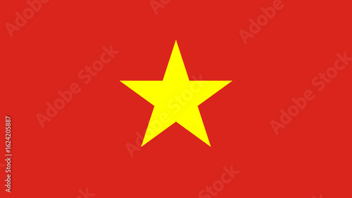 Vietnamese national flag symbolizing patriotism and national pride