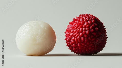 Lychee Fruit: Red and White