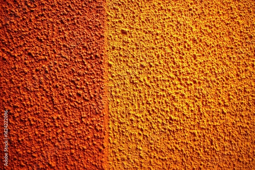 Textured wall, ombre orange-yellow