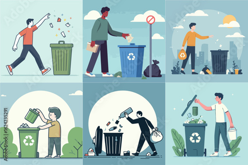 Throw garbage in its place