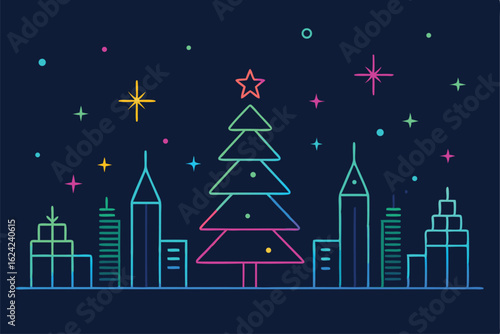 neon christmas lights shaped into holiday icons l (1).eps