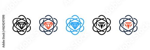 Core Value icon set multiple style collection
