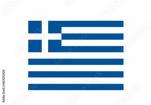 The flag of greece country