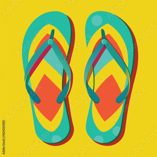 flip flop vector