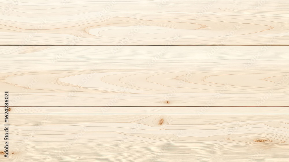 Fototapeta premium Close up texture of light colored wood boards with natural grain patterns for backgrounds and surface designs