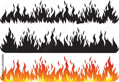 fire flame vector art