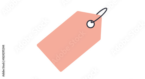 Tag isolated on white, useful for sales, promotions, product, or price information
