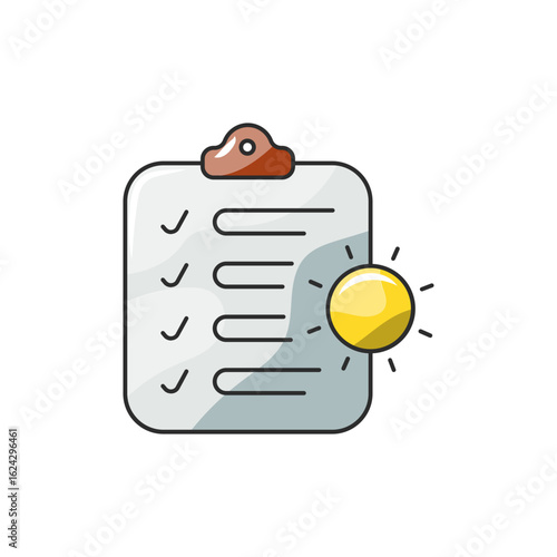 Gratitude Sun Icon, Daily Appreciation Practice Symbol.
