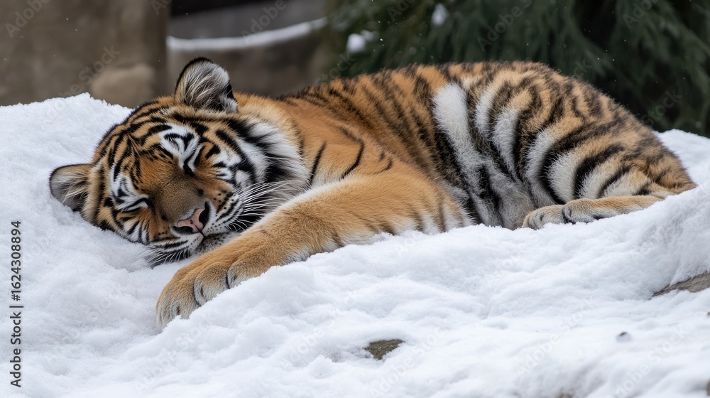 Obraz premium view of a tiger in the forest