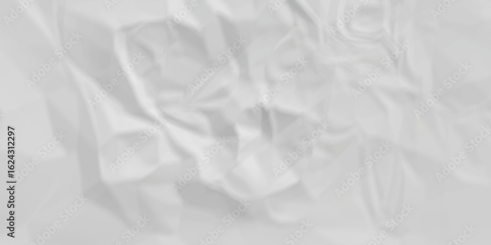 Fototapeta premium White crumpled paper texture. white crumpled paper texture sheet background. Wrinkled paper texture. 