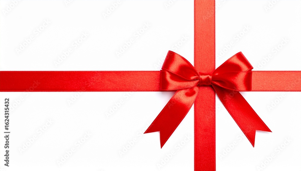 red bow on white background red bow on white background
