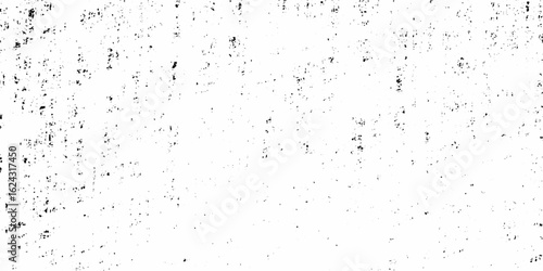 White, black dust overlay distress grungy grain, noise effect paint wall. small particles of debris and dust. crack and scratch dust paint concrete wall. subtle halftone grunge urban texture vector.