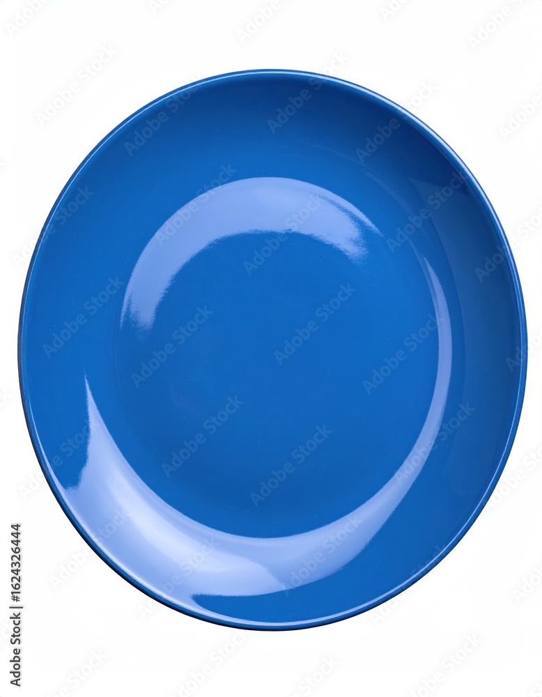 Blue round dinner plate Blue round dinner plate