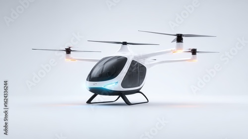 Autonomous Air Taxi: Future Urban Mobility eVTOL Drone
