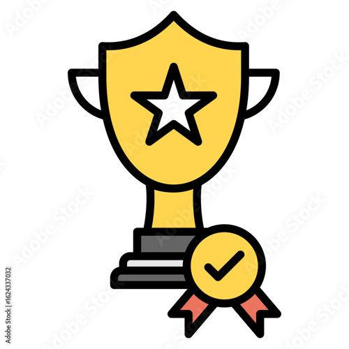 Quality lineal color icon