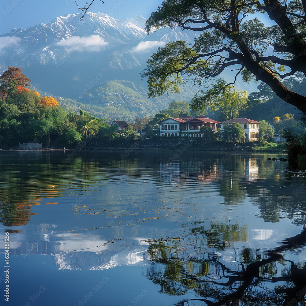 Fototapeta premium Pokhara Lakeside