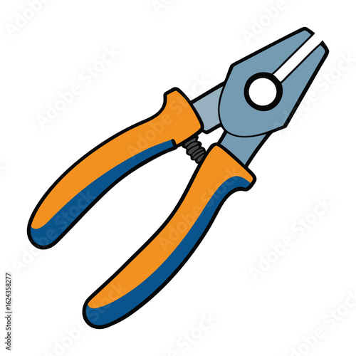 Hose clamp pliers are designed to grip and compress spring-style hose clamps, making installation or removal quick and easy in tight engine or plumbing spaces.
