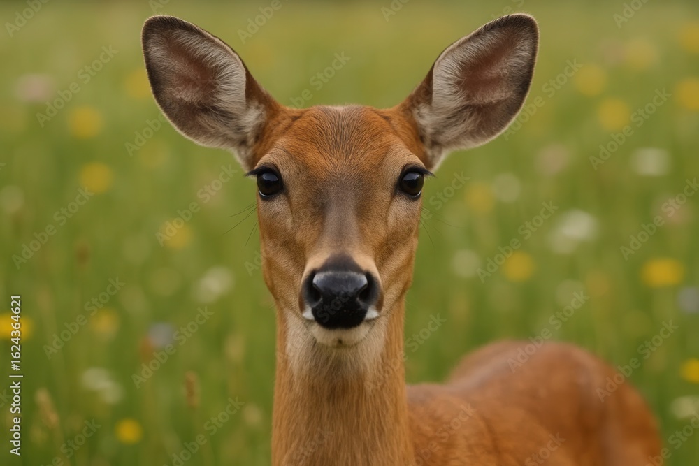 A Deer in Its Natural Habitat A Deer in Its Natural Habitat