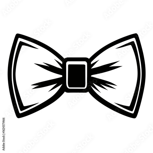 Bow Tie Graphic Vector - Formal Neckwear and Fashion Accessory