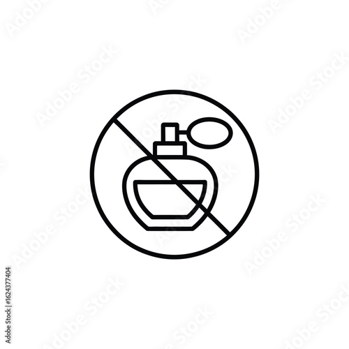 No perfume allowed symbol