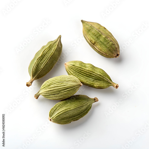 Wallpaper Mural Top view of cardamom pods arranged separately. Torontodigital.ca