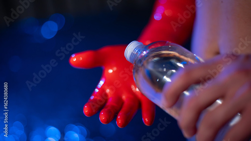 Rubber Latex rot Arm fisting