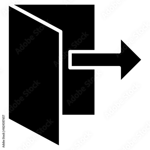 Leave glyph icon