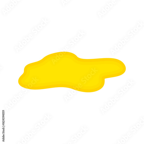 Puddle Pee Urine Vector Illustration 